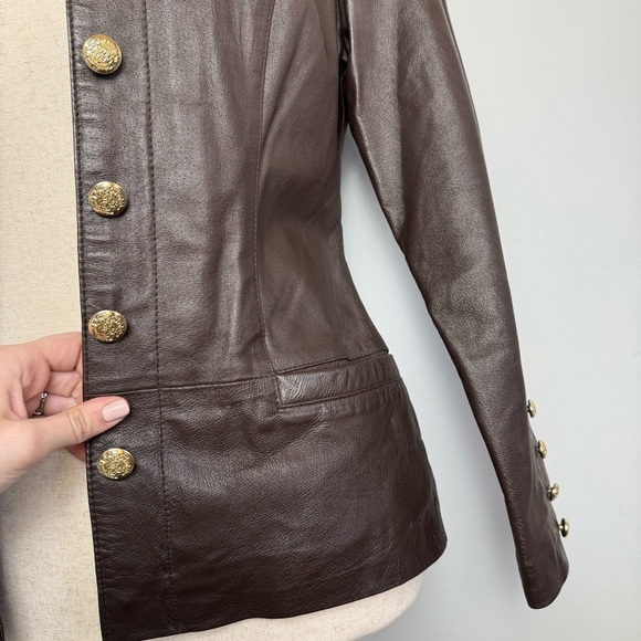 Vintage Leather Jacket by Moda Spiegel - Picture 7 of 10